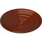 Ekena Millwork Carton Ceiling Medallion (For Canopies up to 2 5/8"), Hand-Painted Firebrick, 12 5/8"OD x 1"P CM13CAFIF - alternate 2